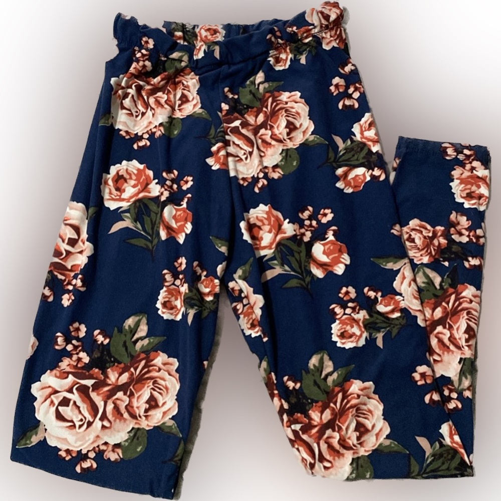 Girls Large Rue 21 Floral Leggings